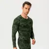 Camiseta de Entrenamiento para Correr y Fitness Ajustada para Hombre Amazon Elástica de Secado Rápido Manga Larga 1E18
