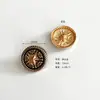 Venda Direta do Fabricante: Rebites Decorativos Redondos Grandes com Tachas, Design de Gota de Óleo e Emblema Escurecido, Adequados para Botões de Casaco e Decorações com Rebites