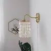 Concha de Luxo Leve Código Nórdico Sino dos Ventos Quarto Designer Lustre Sala de Estar Minimalista Moderno Sala de Jantar Luminária Estilo Dinamarquês Francês