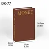 Livro de Dobradura Inglês Moderno Simples Moda Criativa Simulação Livro Sala de Estar Hotel Decoração Suave Livro Enfeites de Mesa