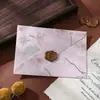 Brocado de Estilo Antigo Transfronteiriço Padrão Embossado Retrô Envelope Bolsa de Convite de Alta Qualidade Venda por Atacado em Estoque Cartão de Convite Carta Convite