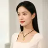 Cordón con colgante de hebilla de paz, cordón de collar dorado, cordón de colgante de alta calidad, cordón de colgante de jade, cordón de cuello ajustable DIY para hombres y mujeres