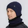 Gorro de Lana Tejido para Otoño e Invierno para Hombres, Gorro de Punto que Protege las Orejas para Papá de Mediana Edad y Mayor, Cálido y a Prueba de Frío, Gorro de Invierno con Forro de Felpa