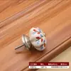 Armário de Móveis Porta de Armário Puxador de Cerâmica Moderno Minimalista Americano Gaveta de Armário Guarda-roupa Puxador de Abóbora Puxador Redondo de Furo Único