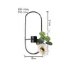 Venda Direta da Fábrica Decoração de Casa Vasos para Suculentas Hidropônico Metal Pendurado Suporte para Vasos de Flores Artificiais Suporte Portátil para Velas Pendurado na Parede