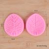 2 piezas de hojas y pétalos molde de silicona con clip para pastel, molde de azúcar, juego de combinación opcional multiestilo
