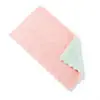 Paño de cocina absorbente de agua de doble cara simple de dos colores, toalla de mano sin aceite, toalla de mantel engrosada, paño de cocina
