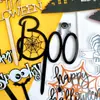 Nueva decoración de pastel de Halloween Castillo murciélago impresión a color tarjeta acrílica para insertar en pastel suministros para fiestas decoración de pastel