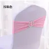 Respaldo elástico para silla de hotel, correa con lazo floral, respaldo para silla de banquete, funda para silla de boda, decoración de respaldo de silla al por mayor