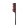 Pente de Cauda Pontiaguda Hao Rui Profissional Cabeleireiro Cabelo Longo Feminino Doméstico Pente para Mechas Salão de Cabeleireiro Pente Garfo Pente Espiral Pente para Tintura de Cabelo