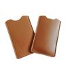 Suministro en stock cubierta protectora para peine de material PU peine para el cabello cubierta de cuero peine de filas para mascotas cubierta de cuero peine para la barba cubierta de cuero peine de PU