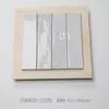 Estilo Francês Retrô Cerâmica Totalmente Esmaltada Brilhante Gabinete de Banheiro Sala de Estar Cozinha Azulejos de Parede Retangulares Pequenos Sala de Jantar Azulejos Artesanais Cafeteria