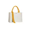 Personalización de Bolsas de Lona Directo de Fábrica, Logo Imprimible, Bolsa de Lona de Cinta Portátil de Alta Gama, Personalización de Patrones Corporativos