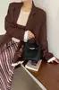 Bolso Kelly de Nicho Coreano Bolso de Mujer 2025 Nuevo de Moda Retro Bolso Cubo Bolso de Hombro Cruzado Simple