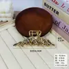 Pinza de Tiburón Grande de Metal para Peinado de Mariposa Líquida, Pinza para el Pelo Simple Elegante de Nicho para la Parte Posterior de la Cabeza Accesorio para el Cabello