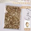Manicura de diamantes de Año Nuevo champán plano diamante de cristal de forma especial tamaño grande pequeño mini gota de agua amor diamante joyería para uñas