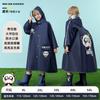 Impermeable Infantil para Niños y Niñas, Impermeable de Cuerpo Completo con Espacio para Mochila, Adecuado para Estudiantes de Primaria y Secundaria, Poncho Estilo a Prueba de Tormentas