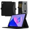 Funda Protectora para Tableta con Patrón de Tela Personalizada, Funda de Cuero Anticaídas, Funda Protectora para iPad Pro Compatible con Aire, Logo Personalizado Amazon