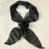 Cinturón Bufanda Larga de Seda con Lunares 2026 Nuevo Diseño Flor de Rosa Bufanda Accesorio de Moda