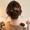 Pocas hebras de pelo pinza de estrella twist pinza de pelo para mujer 2026 nuevo estilo pinza recta de alta gama parte trasera de la cabeza moño pinza de tiburón accesorio para el cabello