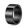 Moda Europea y Americana Transfronteriza Estilo Minimalista Acero Inoxidable Joyería para Parejas Anillo Liso de 4 mm, 6 mm, 8 mm Set de Accesorios para Manos