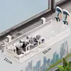 Tendedero de zapatos para balcón, tendedero de ropa, barandal de seguridad antirrobo para ventana, barra de secado exterior, barandal para alféizar de ventana, cesta colgante, soporte para plantas