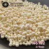 Importado da República Tcheca Preciosa 46112 Contas de Amendoim Cor Pérola, Contas de Arroz, Contas de Gota d'Água, Materiais de Acessórios para Decoração DIY Feitos à Mão
