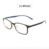 Gafas Danyang al por mayor 6835 Monturas para gafas para hombres y mujeres, Estilo artístico, Gafas sin graduación, Se pueden personalizar con lentes graduados, Montura cuadrada