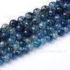Cuentas de ágata azul oscuro de Ming Trade, flor de dragón, accesorios de bricolaje, pulsera de cuentas, collar, joyería
