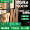 Painéis acústicos de fibra de poliéster com ripas de madeira para decoração de parede, estúdio de gravação, sala de piano, painéis à prova de som de madeira maciça, mesmo modelo que na Amazon