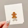 Broche de Peluche de Santa Claus Insignia Ambiente Festivo Accesorios a Juego Árbol de Navidad Muñeco de Nieve Pin Lindo