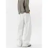 Pantalones Deportivos de Peso Pesado Estilo Americano con Pierna Recta y Caída Versátil para Hombre, Marca de Temporada de Primavera de Moda, Pantalones Largos Casuales de Pierna Ancha