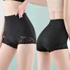 Pantaletas de encaje con control de abdomen, ropa interior moldeadora fuerte de cintura, de cintura alta, postparto, moldeadoras sin costuras, moldeadoras de cuerpo, levanta glúteos para mujer