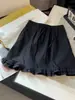 Saia Curta Floral Doce Estilo Coreano para Mulheres, Novo Modelo de Verão, Cintura Alta com Cordão, Barra Franzida, Saia Média Casual Emagrecedora