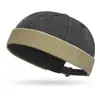 Novo Gorro de Algodão Lavado para Primavera e Outono para Casais, Chapéu Tang de Topo Macio Hip-Hop de Rua, Chapéu de Proprietário Versátil para Todas as Estações para Homens, Transfronteiriço