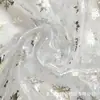 Fornecedores de organza com estampagem prateada atacado seda brilhante fio de vidro douramento tecido de saco de organza