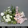 Decoración Floral de Boda Estilo Bosque Arreglo Floral de Suelo Boda Hotel Exhibición Comercial Arreglo de Paisajismo Flores de Seda Flores para Pasillo