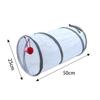 Nuevo túnel para gatos transfronterizo blanco con forma de canal para gatos, cubo con taladro para gatos con forma de dragón rodante, juguete interactivo plegable para gatos.