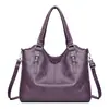 Bolsa de ombro vintage popular para comércio exterior, nova bolsa tote de grande capacidade para cross-border, bolsa de mão e bolsa transversal versátil para o dia a dia