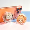 Soporte personalizado para pop-socket de teléfono de acrílico con recorte de avatar de mascota o bebé, regalo de empresa, versión magnética de resina DIY