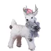 Adornos de Reno Navideño, Accesorios para Fotos, Decoraciones Navideñas, Decoración de Ambiente para Mesa y Ventana, Pequeños Renos Realistas