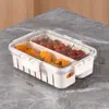 PET Caja Nueva para Conservar Frescos Caja de Almacenamiento para Refrigerador Plástico Engrosado Congelación Drenaje Caja para Conservar Frescos Especial para Refrigerador