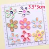 Resina Serie de Flores de Colores Colgante para Bolso DIY Pasador Llavero Funda para Teléfono Móvil Flor para Agujero de Zapato Accesorios de Decoración
