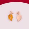 Hehui Popular Transfronterizo DIY Aleación Gota de Aceite Accesorios para Joyería Colgante de Hoja Pendientes Collar Accesorio para el Cabello Colgante