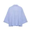 Conjunto de Ropa de Verano para Mujer Estilo Europeo y Americano 2026 con Camisa y Pantalones con Ribete de Color Contrastante 26284
