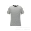 Camiseta holgada de verano de la marca Tide, de algodón blanco, de 200 g, con cuello redondo y manga corta, para hombre y mujer, con estampado de lunares en blanco.