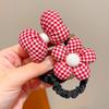 Anillos para el pelo de flor dulce Ankora Roja para niños, Cuerda para el pelo de lunares linda para niñas, Accesorios para el pelo versátiles para niñas pequeñas