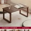 Mesa de Mirador, Mesa de Café Pequeña, Mesa Plegable de Madera Maciza para Balcón, Mesa de Madera Maciza para Cama, Mesa Kang Doméstica, Mesa Tatami
