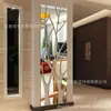 Pegatinas de Pared Espejo Árbol de la Suerte Transfronterizo Autoadhesivas Ramas 3D Sala de Estar Comedor Entrada Fondo de TV Pegatinas de Decoración para el Hogar