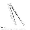 Pinza para alimentos de acero inoxidable pinza para alimentos catering engrosada pinza para bistec pinza de cocina pinza para hornear pan pinza para barbacoa barbacoa